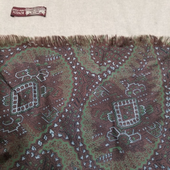Knox New York antique / vintage 1920s rare silk scarf - Picture 3 of 6